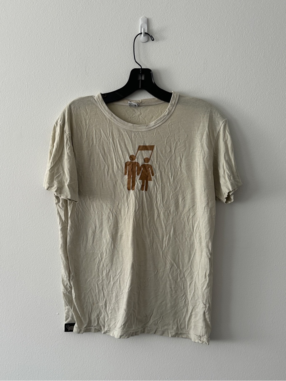 Blend Apparel Beige Tan T-Shirt Size Medium